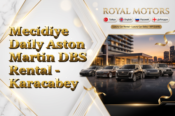 Mecidiye Daily Aston Martin DBS Rental - Karacabey