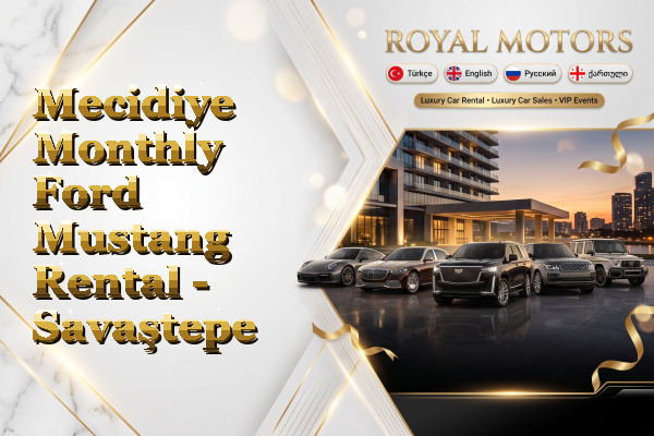 Mecidiye Monthly Ford Mustang Rental - Savaştepe