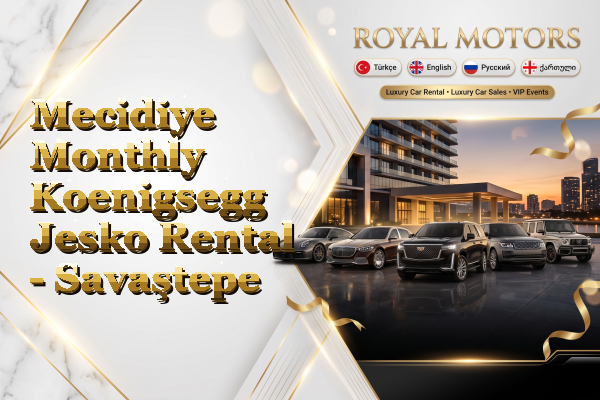 Mecidiye Monthly Koenigsegg Jesko Rental - Savaştepe