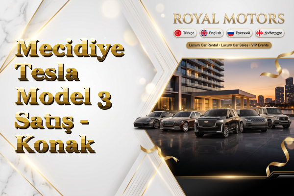 Mecidiye Tesla Model 3 Satış - Konak