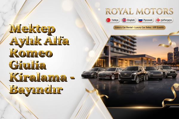 Mektep Aylık Alfa Romeo Giulia Kiralama - Bayındır