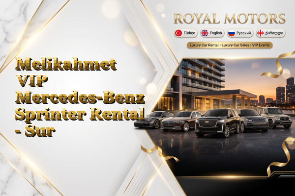 Melikahmet VIP Mercedes-Benz Sprinter Rental - Sur