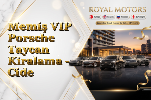 Memiş VIP Porsche Taycan Kiralama - Cide