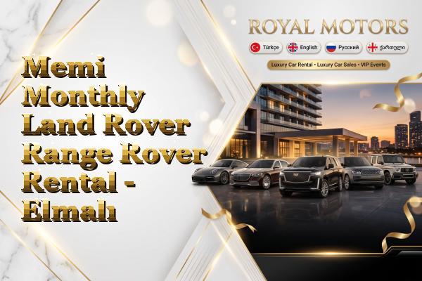 Memi Monthly Land Rover Range Rover Rental - Elmalı
