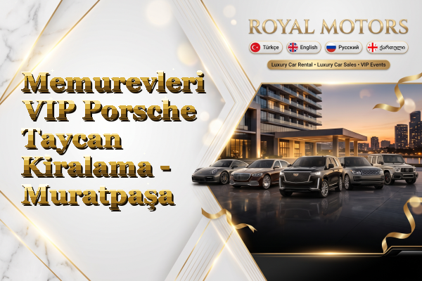 Memurevleri VIP Porsche Taycan Kiralama - Muratpaşa