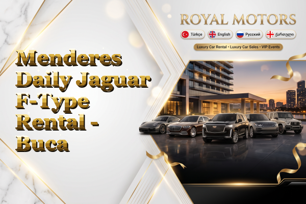 Menderes Daily Jaguar F-Type Rental - Buca
