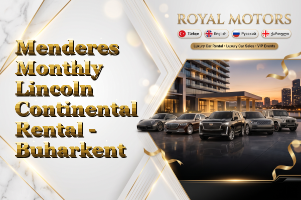 Menderes Monthly Lincoln Continental Rental - Buharkent