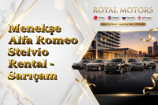 Menekşe Alfa Romeo Stelvio Rental - Sarıçam