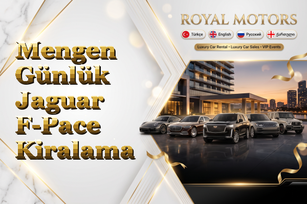 Mengen Günlük Jaguar F-Pace Kiralama