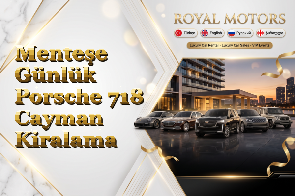 Menteşe Günlük Porsche 718 Cayman Kiralama