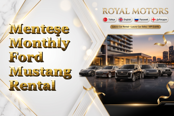 Menteşe Monthly Ford Mustang Rental