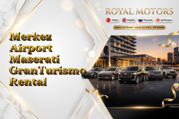 Merkez Airport Maserati GranTurismo Rental