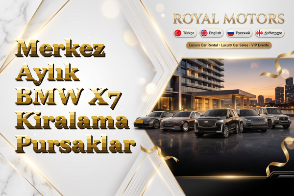 Merkez Aylık BMW X7 Kiralama - Pursaklar