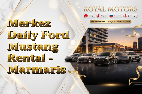 Merkez Daily Ford Mustang Rental - Marmaris