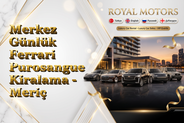 Merkez Günlük Ferrari Purosangue Kiralama - Meriç