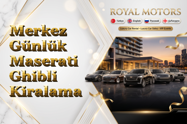 Merkez Günlük Maserati Ghibli Kiralama