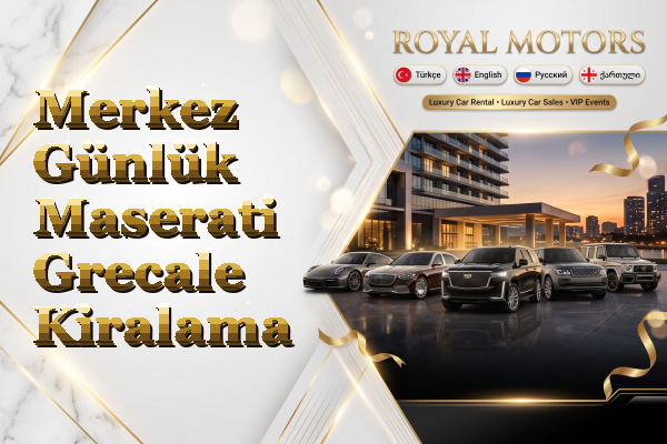 Merkez Günlük Maserati Grecale Kiralama
