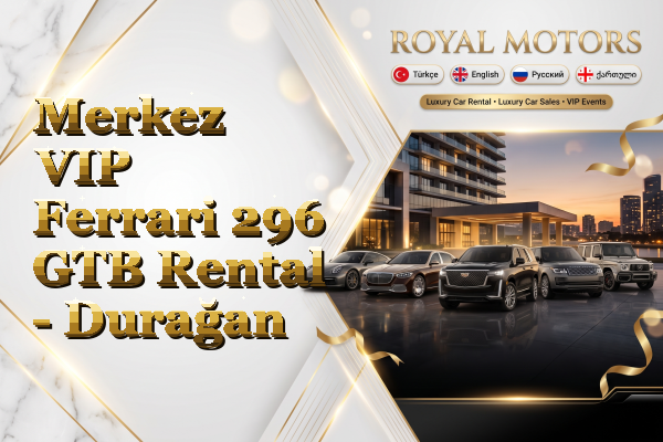 Merkez VIP Ferrari 296 GTB Rental - Durağan