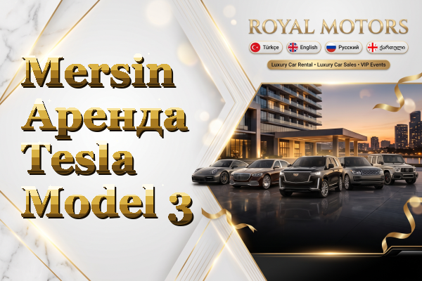 Mersin Аренда Tesla Model 3