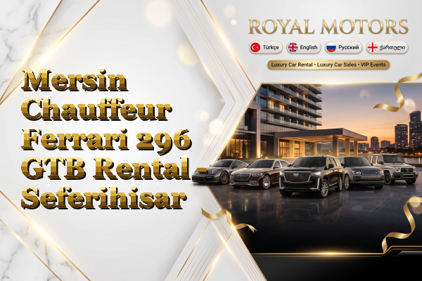 Mersin Chauffeur Ferrari 296 GTB Rental - Seferihisar