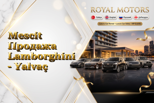 Mescit Продажа Lamborghini - Yalvaç