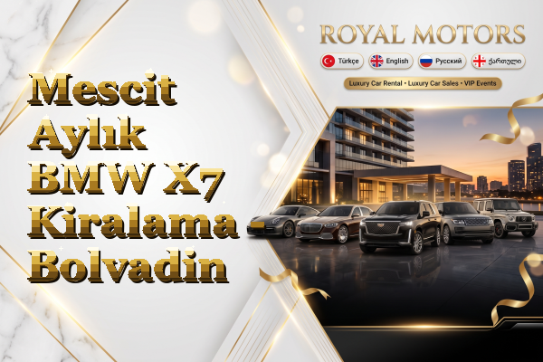 Mescit Aylık BMW X7 Kiralama - Bolvadin