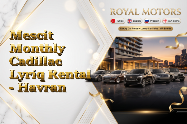 Mescit Monthly Cadillac Lyriq Rental - Havran