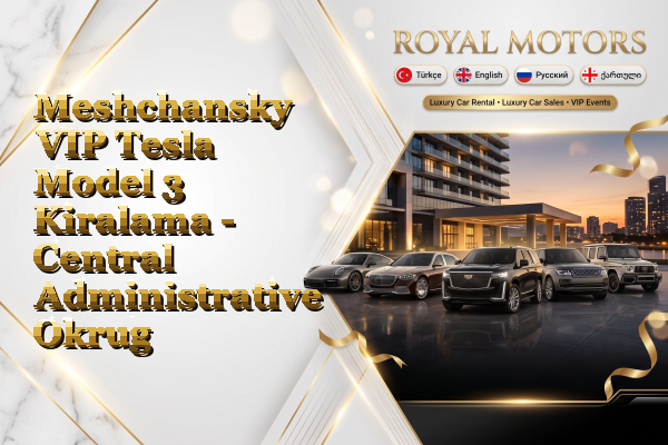 Meshchansky VIP Tesla Model 3 Kiralama - Central Administrative Okrug