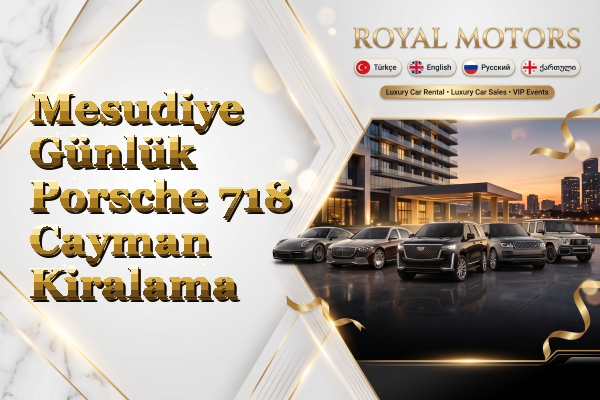 Mesudiye Günlük Porsche 718 Cayman Kiralama