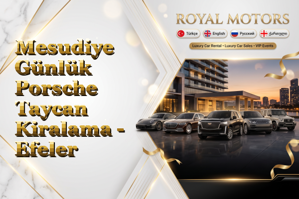 Mesudiye Günlük Porsche Taycan Kiralama - Efeler