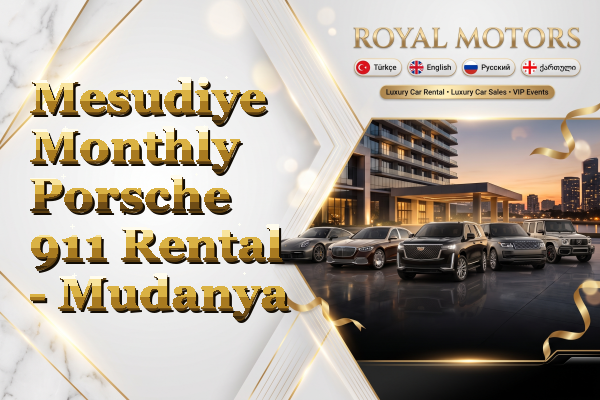 Mesudiye Monthly Porsche 911 Rental - Mudanya