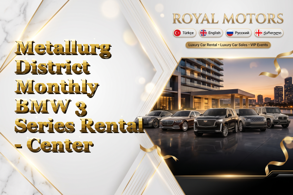 Metallurg District Monthly BMW 3 Series Rental - Center