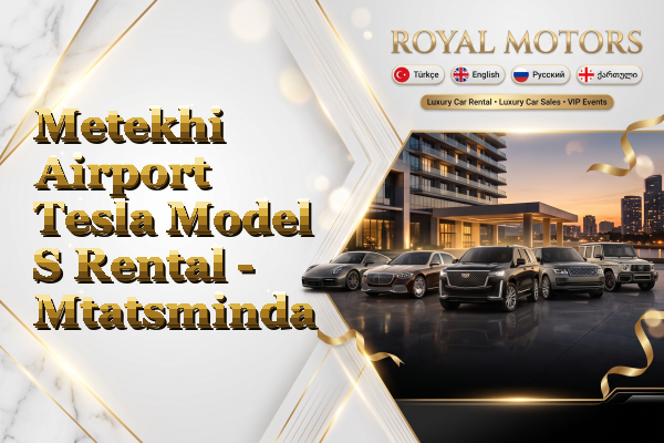 Metekhi Airport Tesla Model S Rental - Mtatsminda