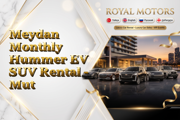Meydan Monthly Hummer EV SUV Rental - Mut