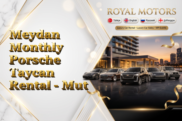 Meydan Monthly Porsche Taycan Rental - Mut