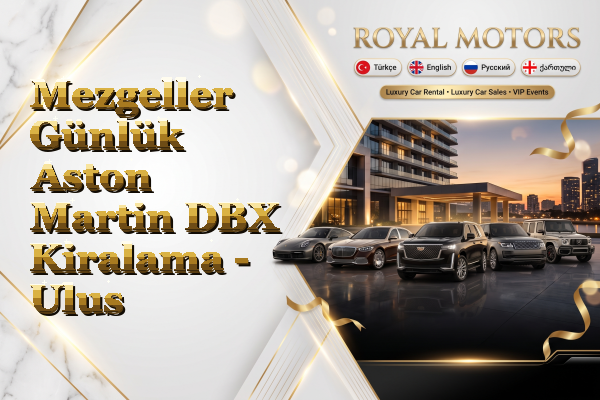 Mezgeller Günlük Aston Martin DBX Kiralama - Ulus