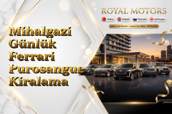 Mihalgazi Günlük Ferrari Purosangue Kiralama
