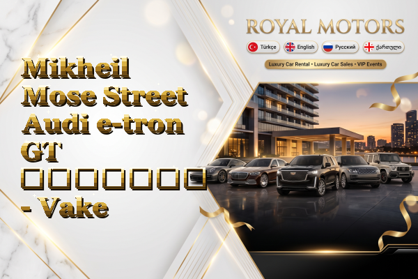 Mikheil Mose Street Audi e-tron GT გაყიდვა - Vake