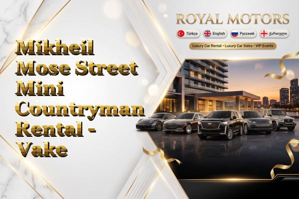 Mikheil Mose Street Mini Countryman Rental - Vake