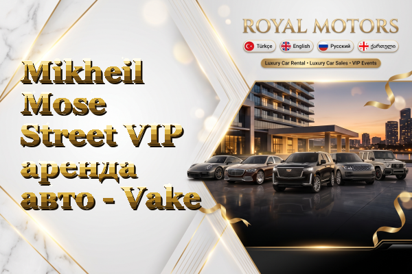 Mikheil Mose Street VIP аренда авто - Vake