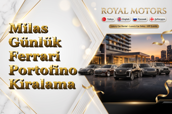 Milas Günlük Ferrari Portofino Kiralama