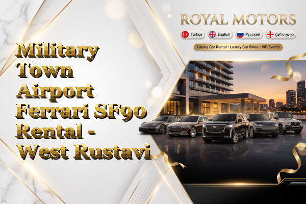 Military Town Airport Ferrari SF90 Rental - West Rustavi