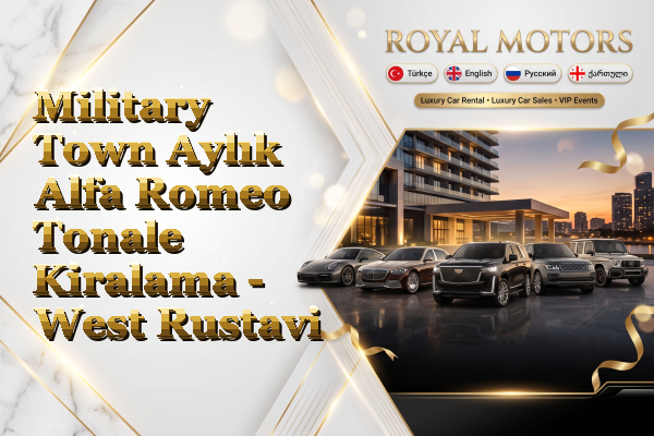 Military Town Aylık Alfa Romeo Tonale Kiralama - West Rustavi