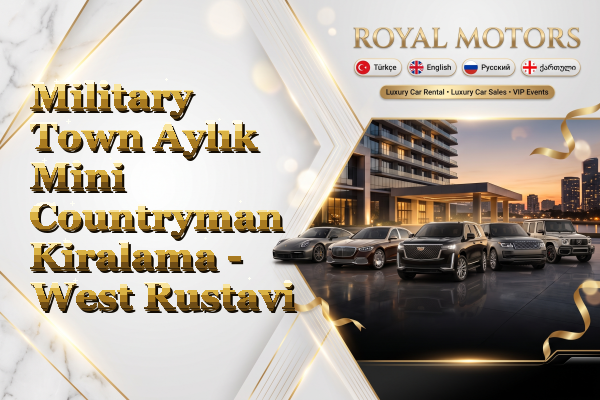 Military Town Aylık Mini Countryman Kiralama - West Rustavi