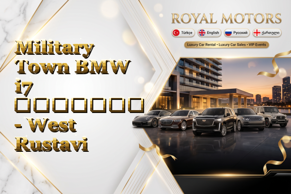 Military Town BMW i7 გაყიდვა - West Rustavi