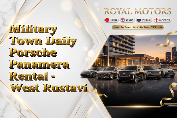 Military Town Daily Porsche Panamera Rental - West Rustavi