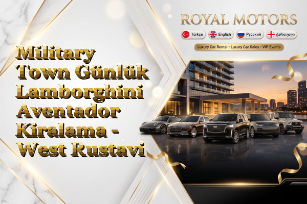 Military Town Günlük Lamborghini Aventador Kiralama - West Rustavi