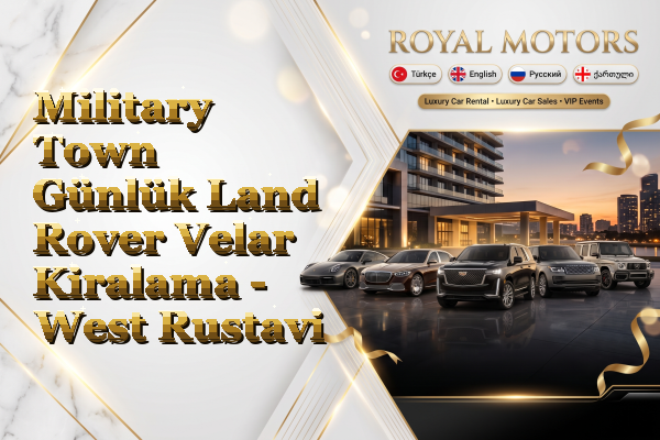 Military Town Günlük Land Rover Velar Kiralama - West Rustavi