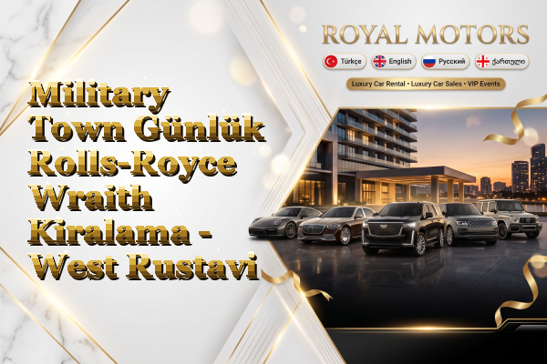 Military Town Günlük Rolls-Royce Wraith Kiralama - West Rustavi