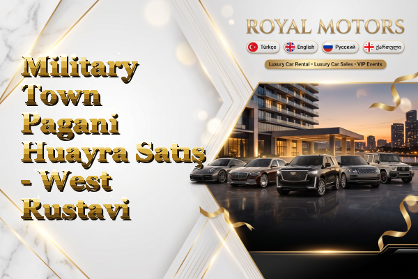 Military Town Pagani Huayra Satış - West Rustavi